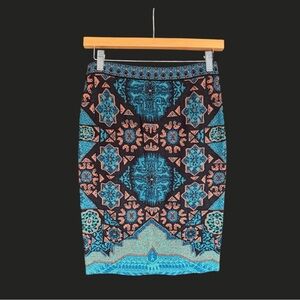 NWT PERUVIAN CONNECTION Fatima Pencil Skirt Pima Cotton Knit S